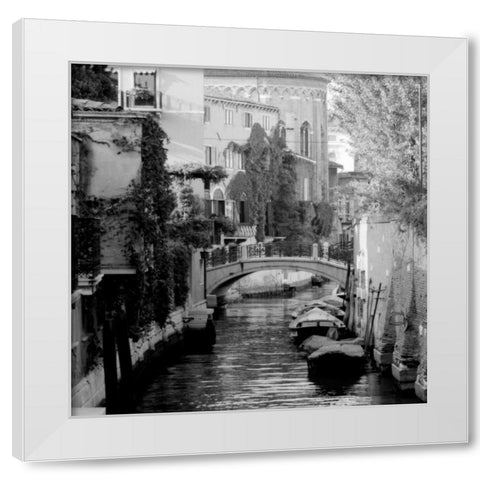 Cinque calli di Venezia 5 White Modern Wood Framed Art Print by Grey, Jace