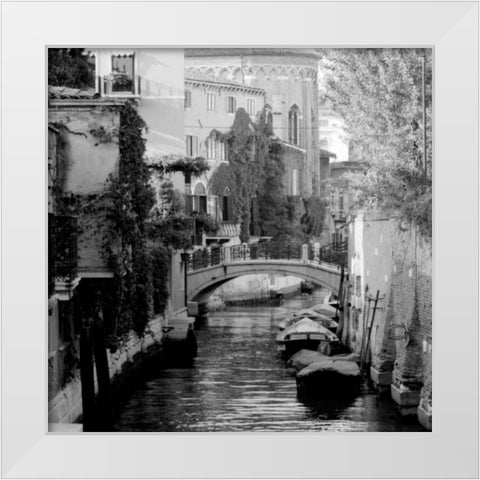 Cinque calli di Venezia 5 White Modern Wood Framed Art Print by Grey, Jace