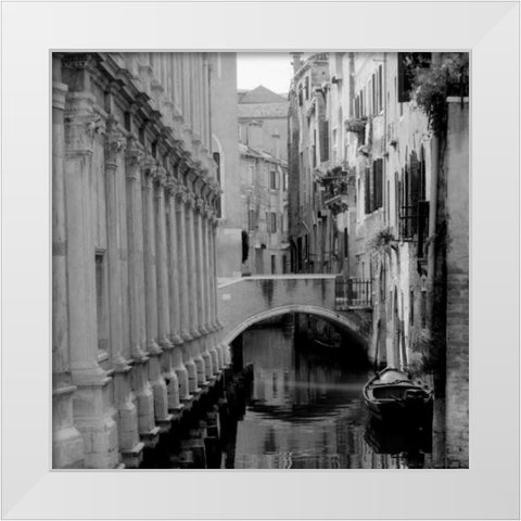 Cinque calli di Venezia 2 White Modern Wood Framed Art Print by Grey, Jace