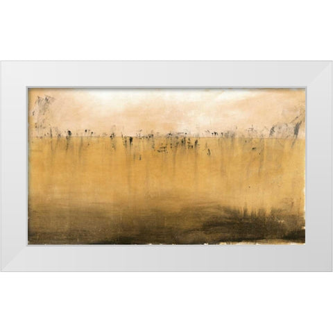 Serenity White Modern Wood Framed Art Print by Grey, Jace