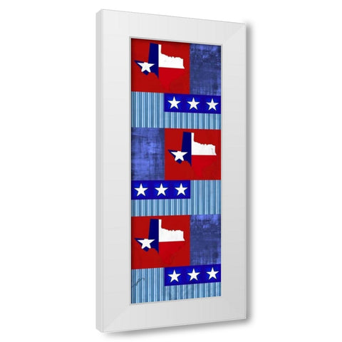 Texas State of Mind White Modern Wood Framed Art Print by Allen, Kimberly