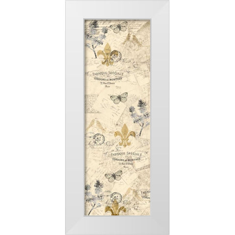 Fluers White Modern Wood Framed Art Print by Allen, Kimberly