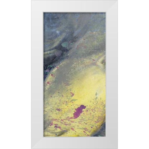 Space Yellow 2 White Modern Wood Framed Art Print by Allen, Kimberly