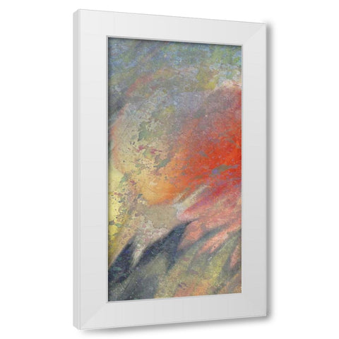 Space Yellow 3 White Modern Wood Framed Art Print by Allen, Kimberly