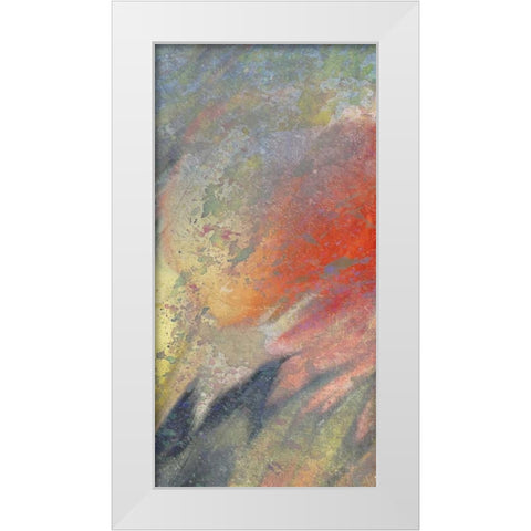 Space Yellow 3 White Modern Wood Framed Art Print by Allen, Kimberly