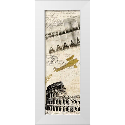 European Holiday 1 White Modern Wood Framed Art Print by Allen, Kimberly