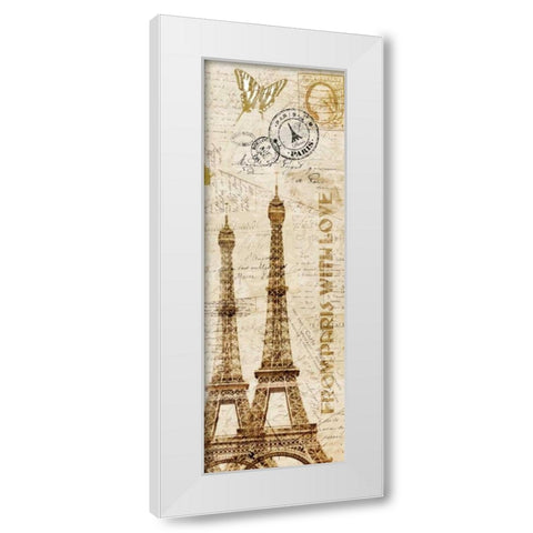 European Holiday 3 White Modern Wood Framed Art Print by Allen, Kimberly