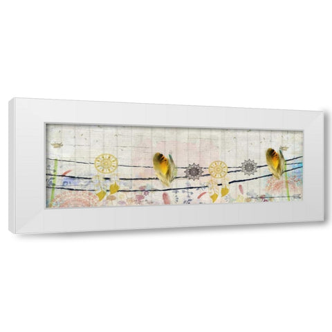 Boho Day White Modern Wood Framed Art Print by Allen, Kimberly