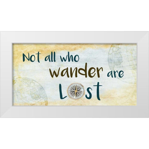 Wander 4 White Modern Wood Framed Art Print by Allen, Kimberly