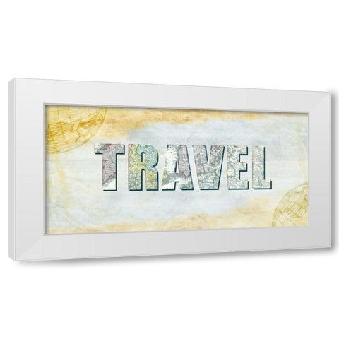 Wander 5 White Modern Wood Framed Art Print by Allen, Kimberly