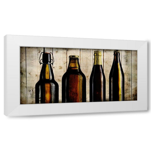 Man Cave 3 White Modern Wood Framed Art Print by Allen, Kimberly