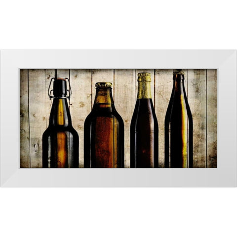 Man Cave 3 White Modern Wood Framed Art Print by Allen, Kimberly