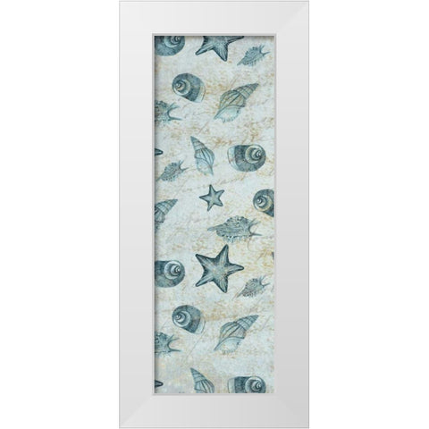 Under The Sea White Modern Wood Framed Art Print by Allen, Kimberly