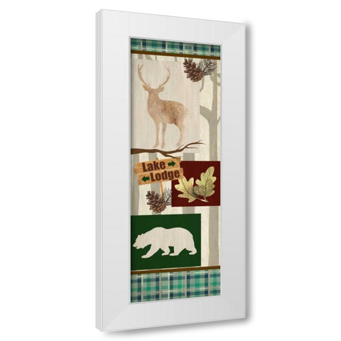 To The Lake White Modern Wood Framed Art Print by Allen, Kimberly