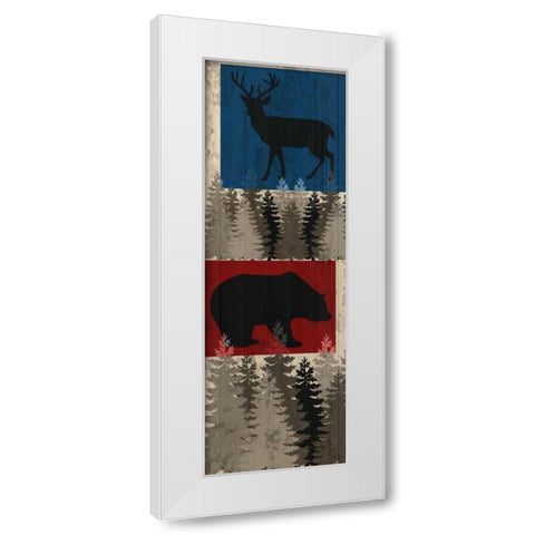 Forest Day White Modern Wood Framed Art Print by Allen, Kimberly