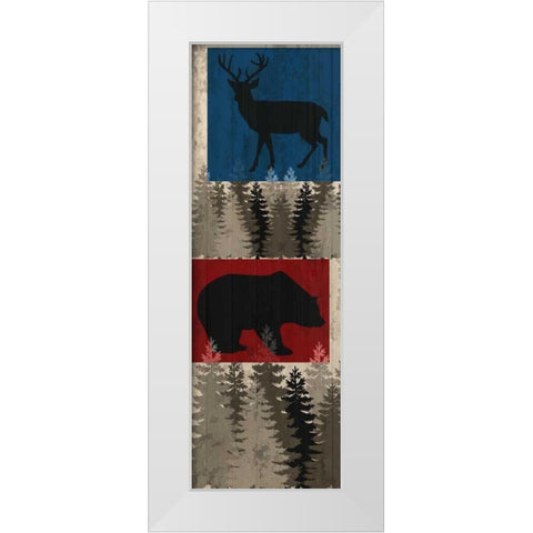 Forest Day White Modern Wood Framed Art Print by Allen, Kimberly