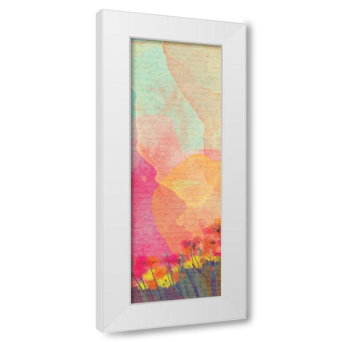 Poppies A White Modern Wood Framed Art Print by Allen, Kimberly