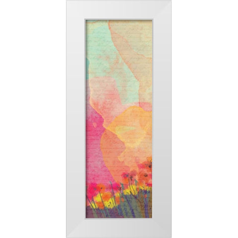 Poppies A White Modern Wood Framed Art Print by Allen, Kimberly