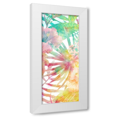 Tropical Brights 1 White Modern Wood Framed Art Print by Allen, Kimberly