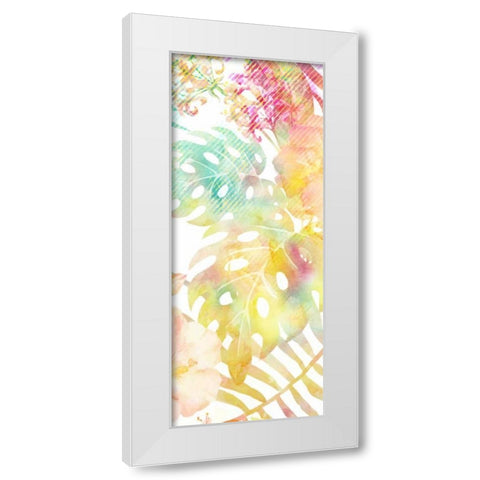 Tropical Brights 2 White Modern Wood Framed Art Print by Allen, Kimberly