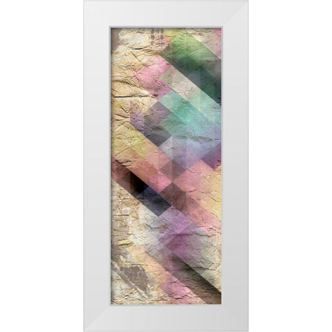 Color Code A White Modern Wood Framed Art Print by Allen, Kimberly