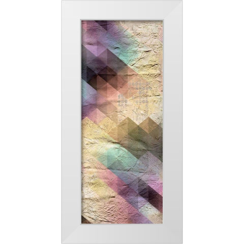 Color Code B White Modern Wood Framed Art Print by Allen, Kimberly