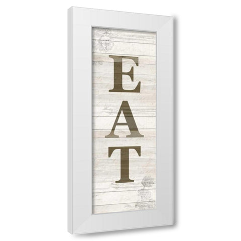 Floral Eats White Modern Wood Framed Art Print by Allen, Kimberly
