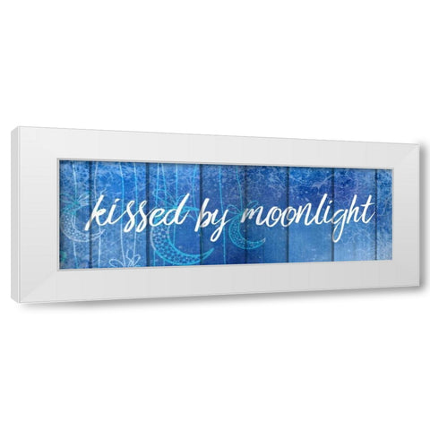 Kissed By Moonlight White Modern Wood Framed Art Print by Allen, Kimberly