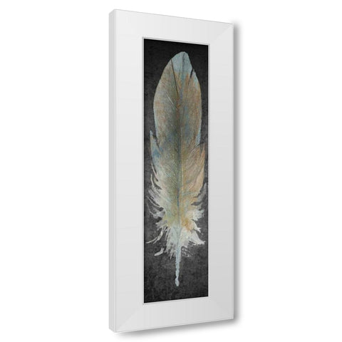 Feathered A White Modern Wood Framed Art Print by Allen, Kimberly