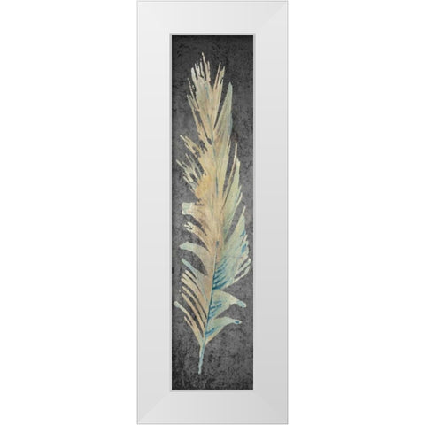 Feathered Love 3 White Modern Wood Framed Art Print by Allen, Kimberly