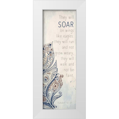 They Will White Modern Wood Framed Art Print by Allen, Kimberly