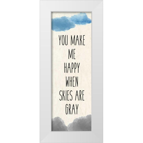 My Sunshine 2 revised B White Modern Wood Framed Art Print by Allen, Kimberly