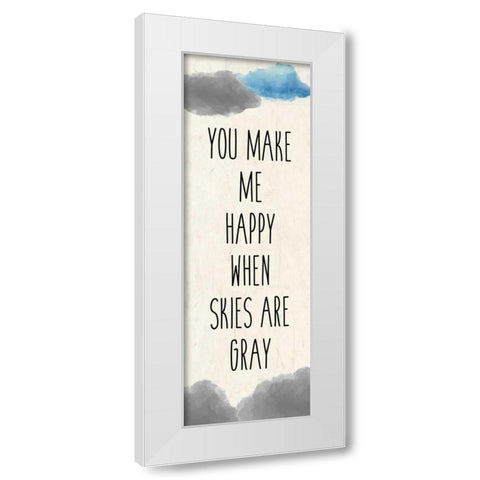 My Sunshine 2 White Modern Wood Framed Art Print by Allen, Kimberly