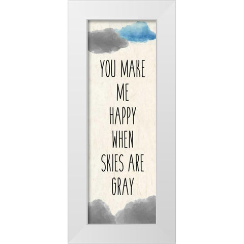 My Sunshine 2 White Modern Wood Framed Art Print by Allen, Kimberly