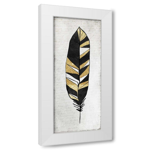 Feathered Griffin 1 White Modern Wood Framed Art Print by Allen, Kimberly