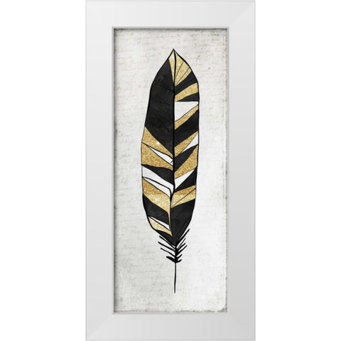 Feathered Griffin 1 White Modern Wood Framed Art Print by Allen, Kimberly