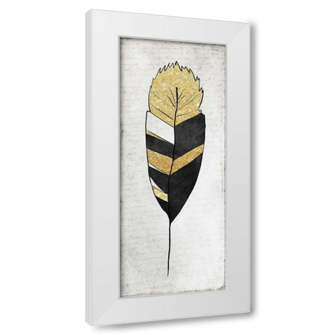Feathered Griffin 2 White Modern Wood Framed Art Print by Allen, Kimberly