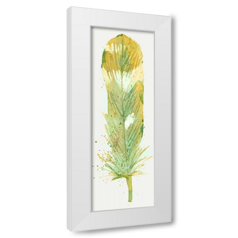 Feather Bright 1 White Modern Wood Framed Art Print by Allen, Kimberly