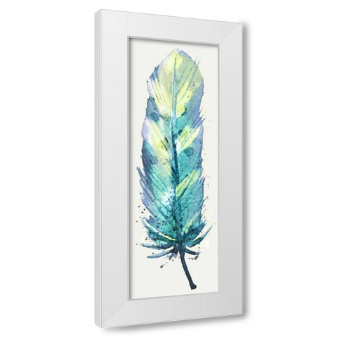 Feather Bright 2 White Modern Wood Framed Art Print by Allen, Kimberly