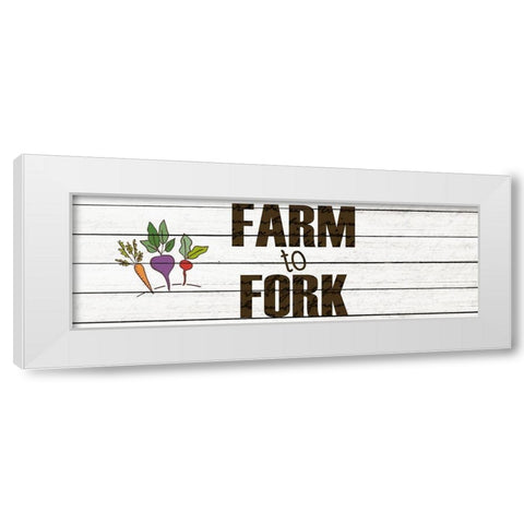 Farmers Market 3 White Modern Wood Framed Art Print by Kimberly, Allen