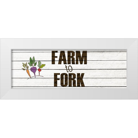 Farmers Market 3 White Modern Wood Framed Art Print by Kimberly, Allen
