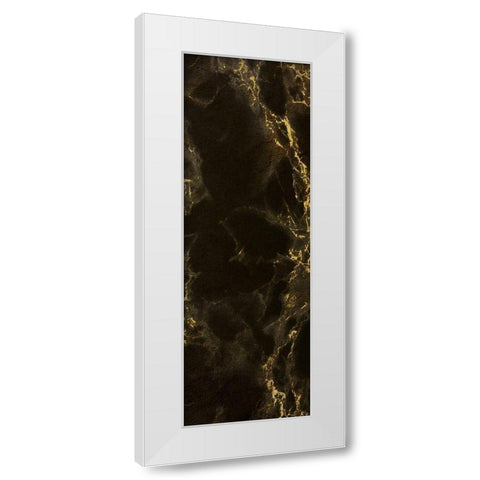 Black Gold 1 White Modern Wood Framed Art Print by Kimberly, Allen