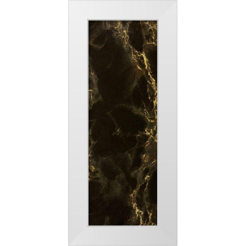 Black Gold 1 White Modern Wood Framed Art Print by Kimberly, Allen