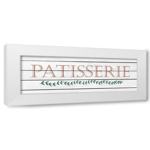 Patisserie White Modern Wood Framed Art Print by Kimberly, Allen