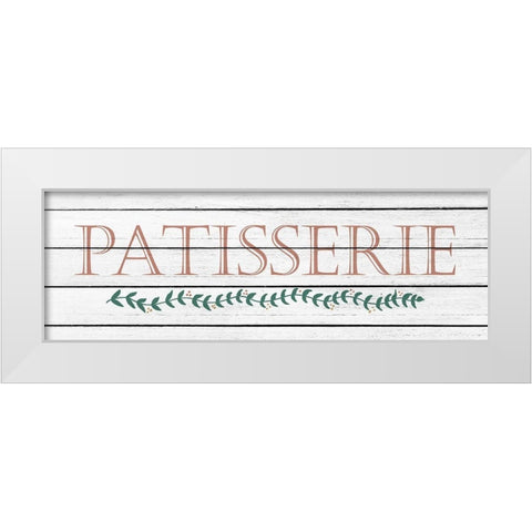 Patisserie White Modern Wood Framed Art Print by Kimberly, Allen