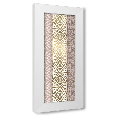 Ornamental A White Modern Wood Framed Art Print by Kimberly, Allen