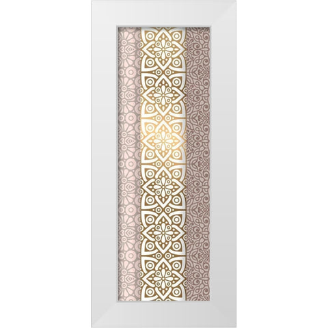 Ornamental A White Modern Wood Framed Art Print by Kimberly, Allen