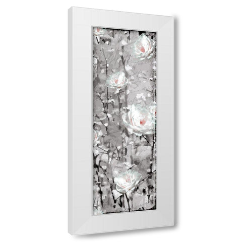 Blooming in White 2 White Modern Wood Framed Art Print by Kimberly, Allen