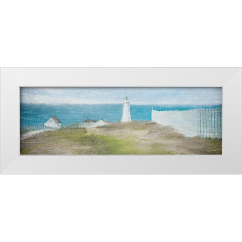 At the Coast White Modern Wood Framed Art Print by Kimberly, Allen