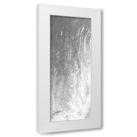 Silver Wash in the Wave 2 White Modern Wood Framed Art Print by Kimberly, Allen